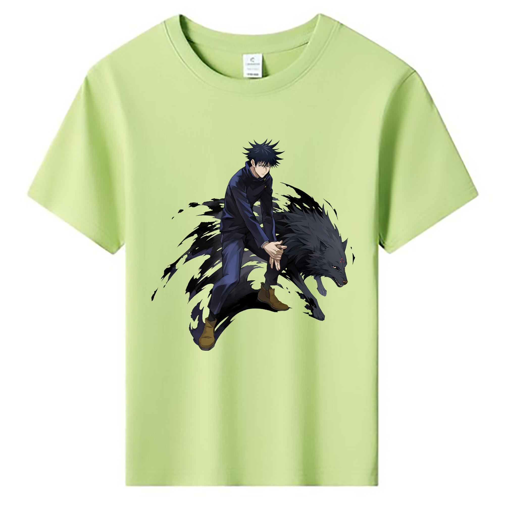（画像用） 呪術廻戦 Jujutsu Kaisen 綿100％キッズTシャツ（フロントプリント）